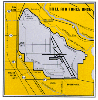 Map: Hill Air Force Base
