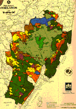 New Jersey Pinelands map